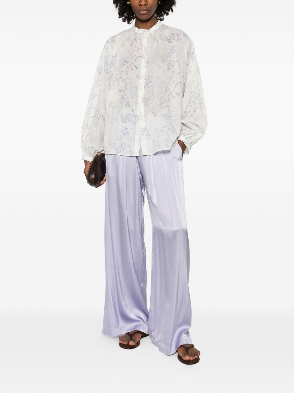 Forte Forte Women Silk Satin Trousers FORTE FORTE