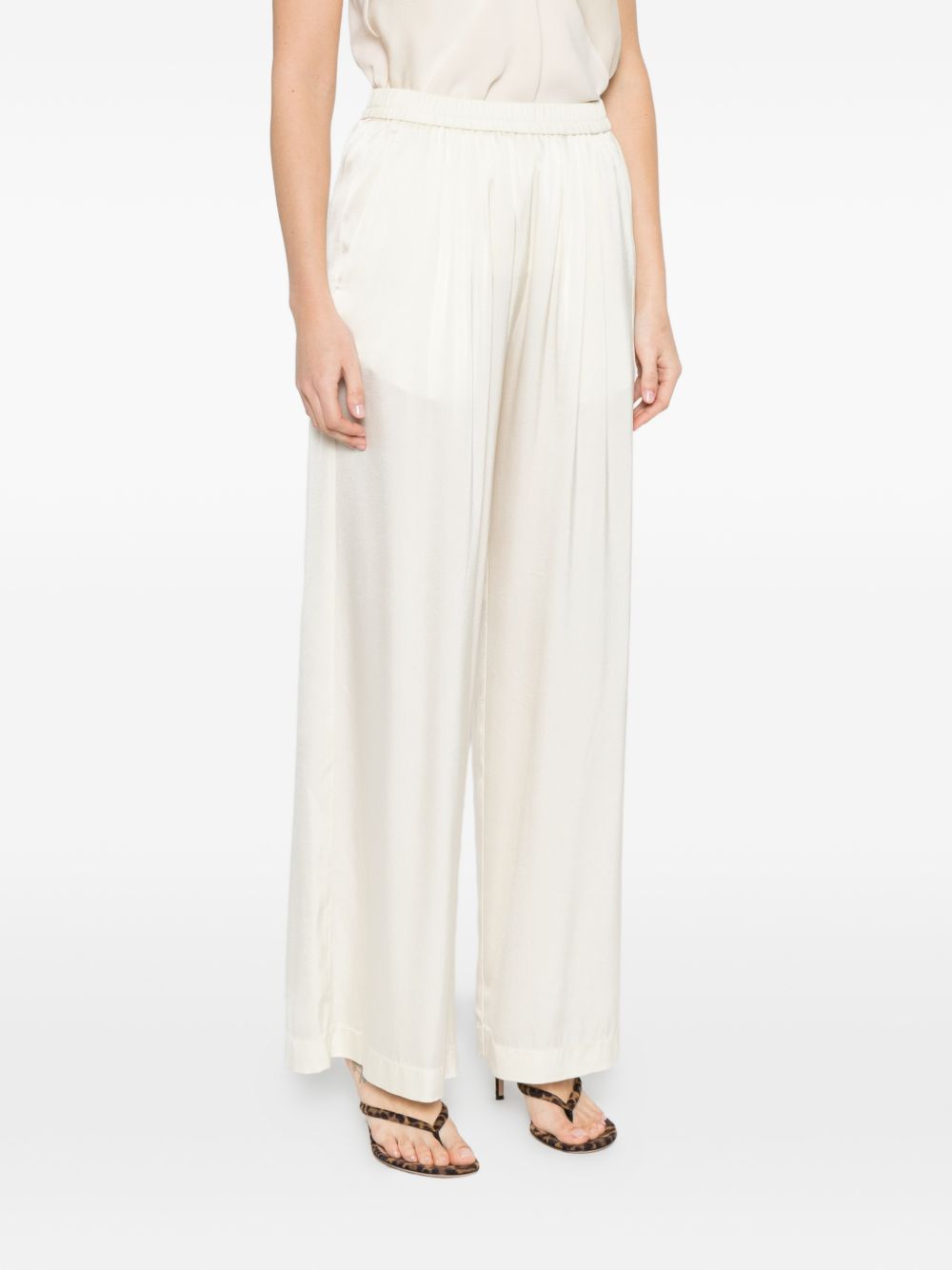 Forte Forte Women Silk Satin Trousers FORTE FORTE