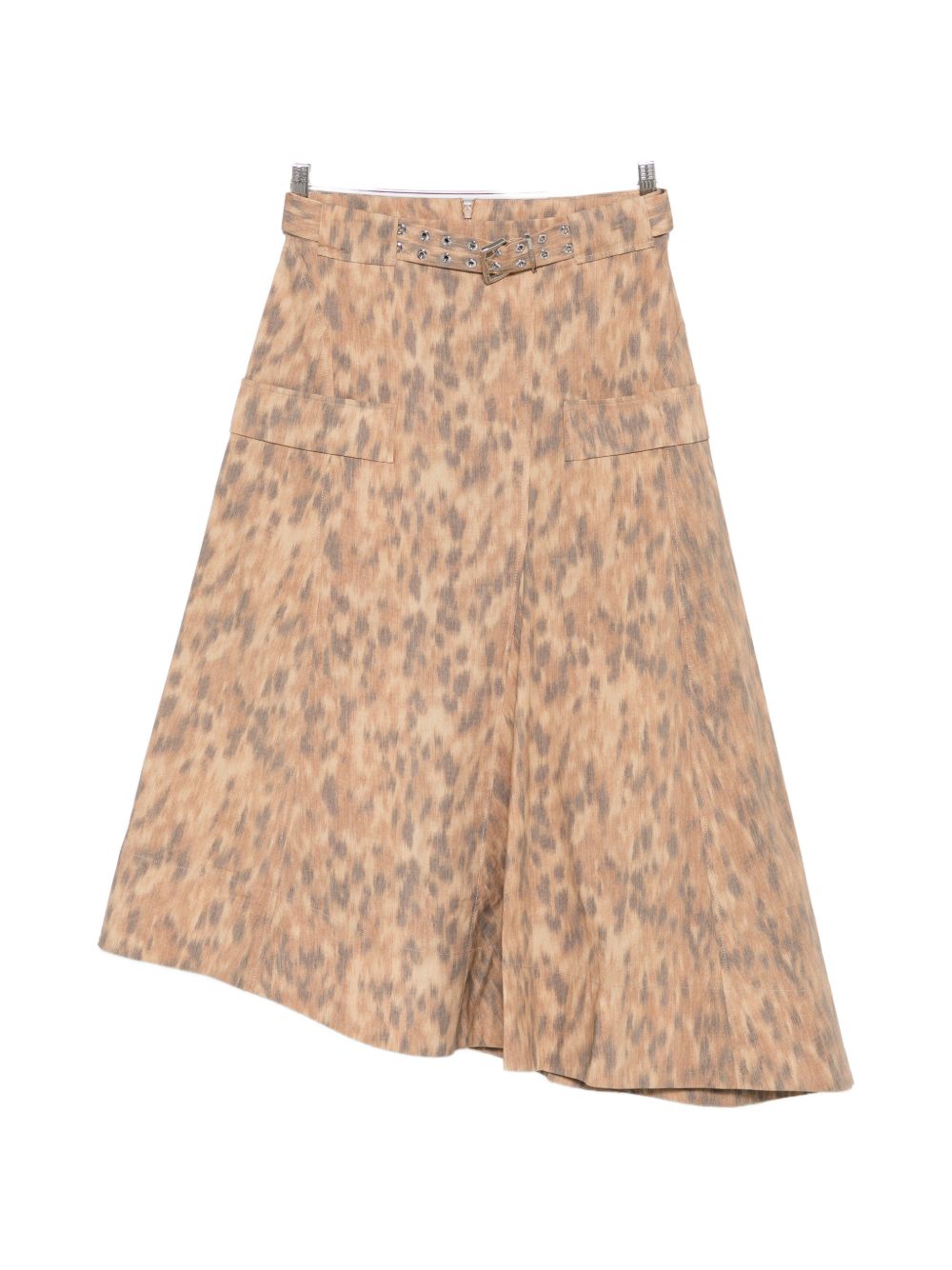 Ganni Women Printed Cotton Skirt GANNI