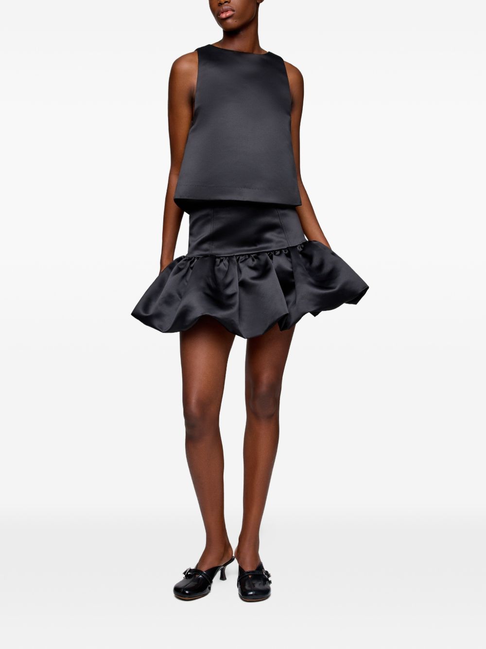 Ganni Women Satin Mini Skirt GANNI