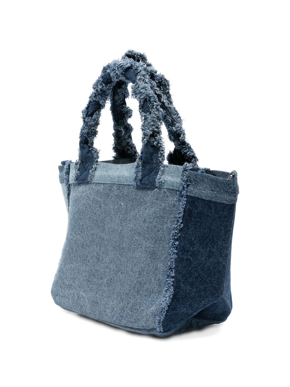 Ganni Women Denim Small Tote Bag GANNI