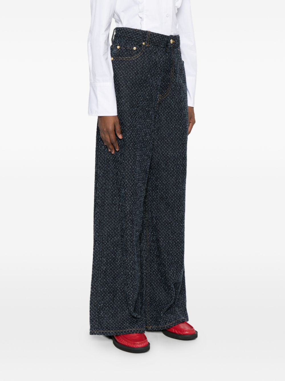 Ganni Women Baggy Denim Jeans GANNI
