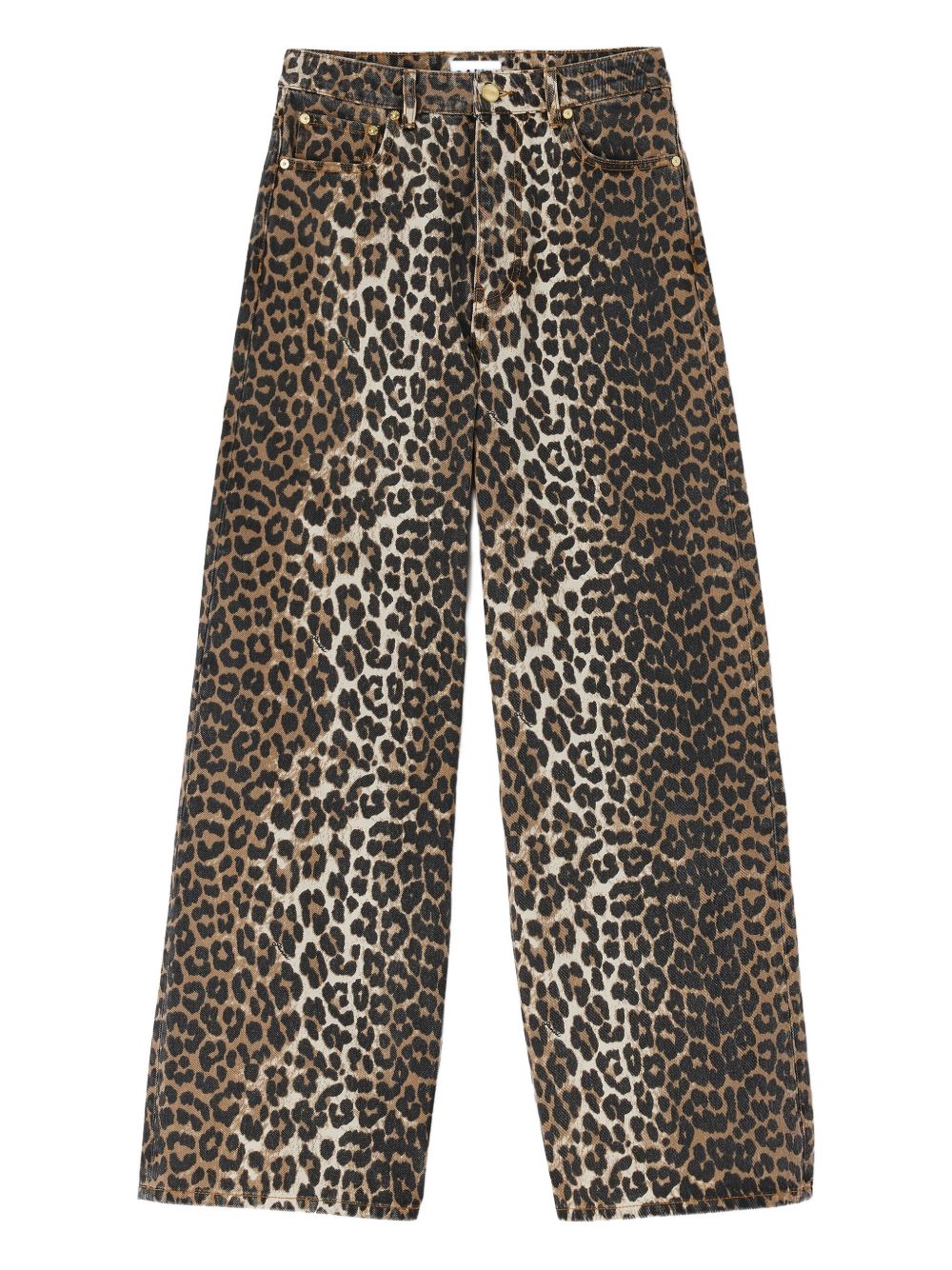 Ganni Women Organic Cotton Denim Jeans GANNI