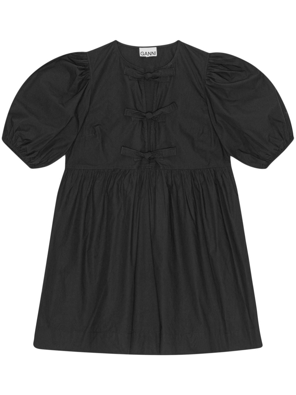 Ganni Women Organic Cotton Mini Dress GANNI