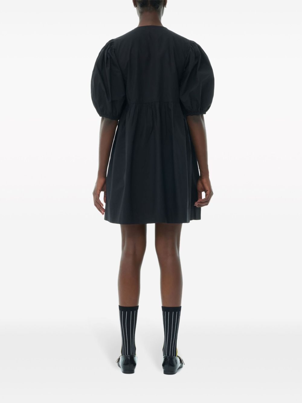 Ganni Women Organic Cotton Mini Dress GANNI