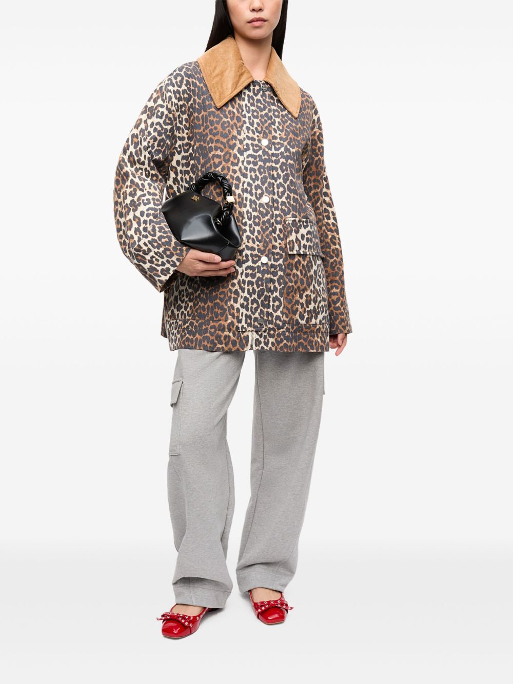Ganni Women Organic Cotton Jacket GANNI