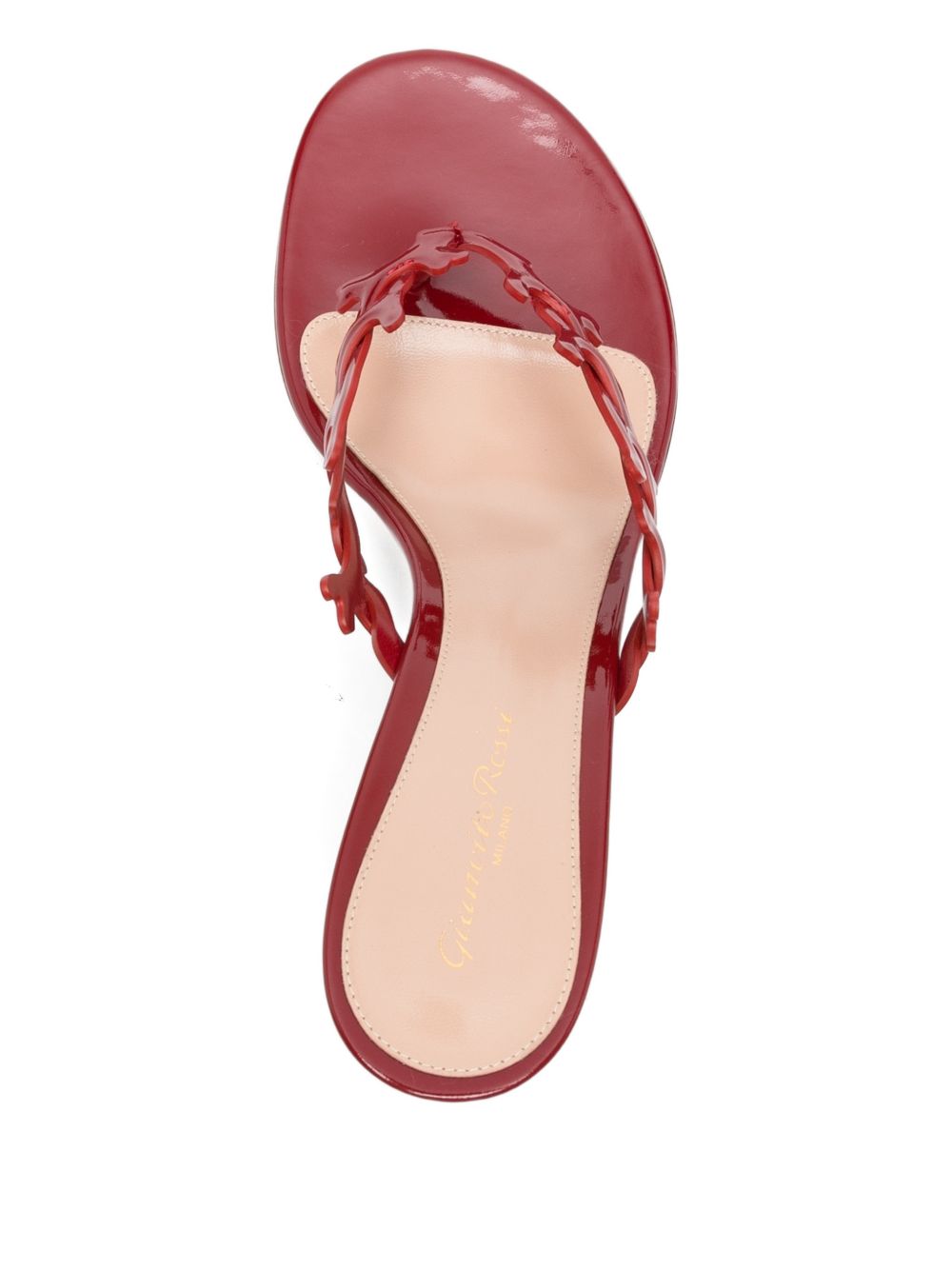 Gianvito Rossi Women Ocean Patent Leather Sandals