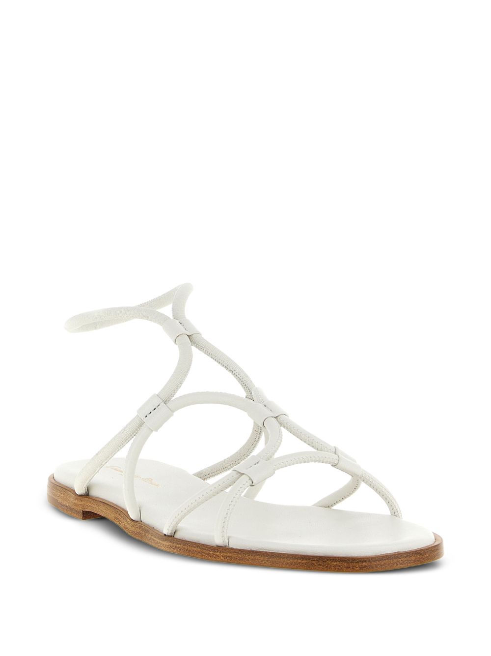 Gianvito Rossi Women Leather Flat Sandals GIANVITO ROSSI