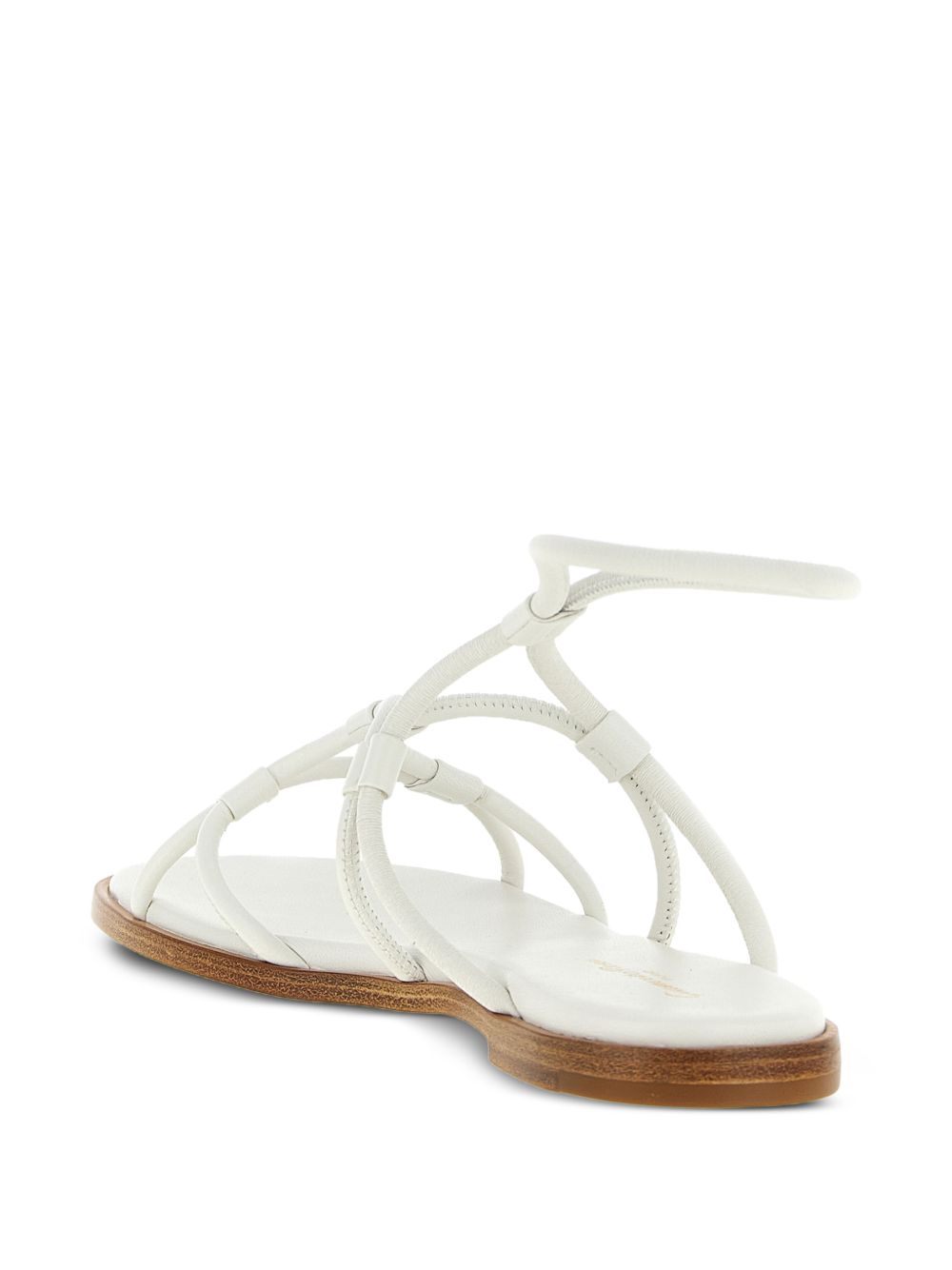 Gianvito Rossi Women Leather Flat Sandals GIANVITO ROSSI