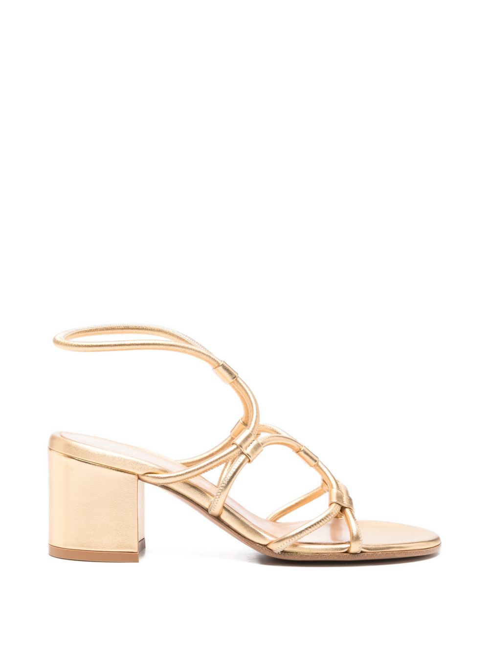 Gianvito Rossi Women Leather Heel Sandals GIANVITO ROSSI