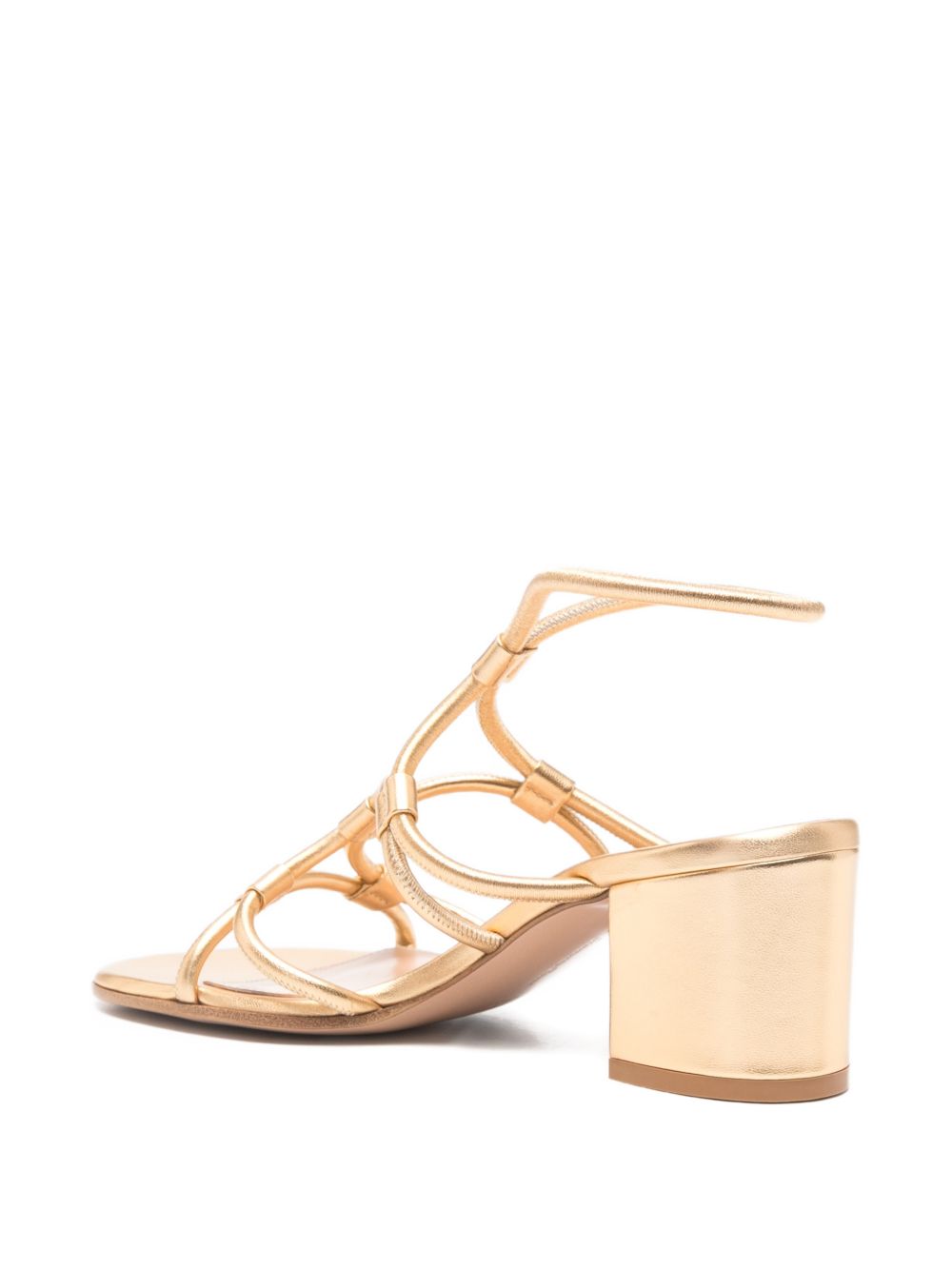 Gianvito Rossi Women Leather Heel Sandals GIANVITO ROSSI