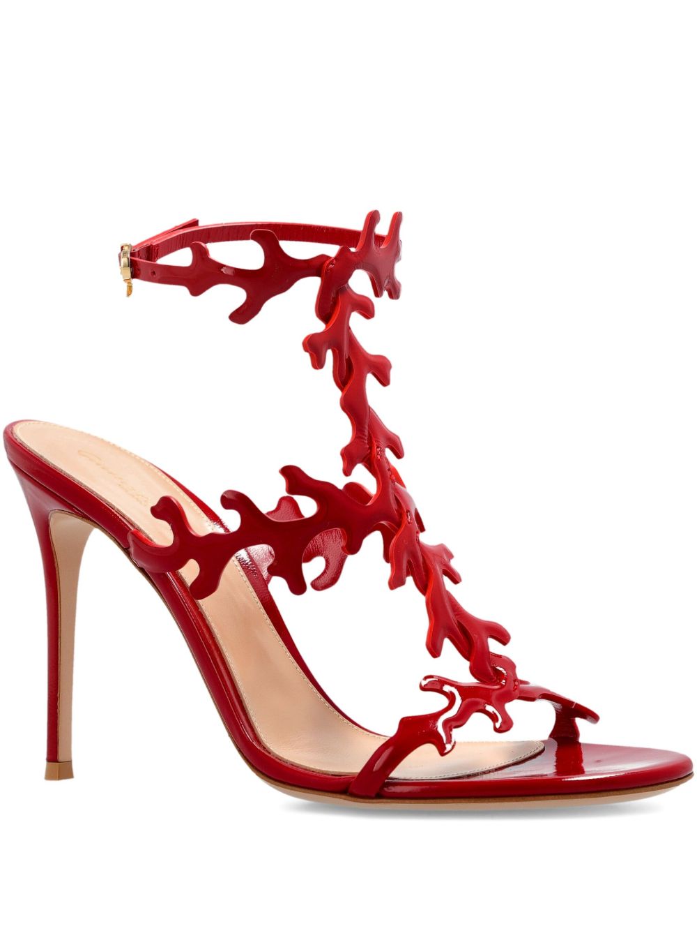 Gianvito Rossi Women Ocean Leather Heel Sandals GIANVITO ROSSI