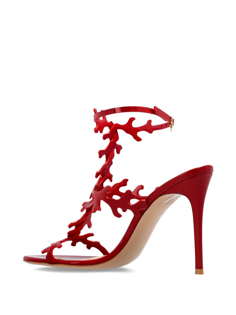 Gianvito Rossi Women Ocean Leather Heel Sandals GIANVITO ROSSI