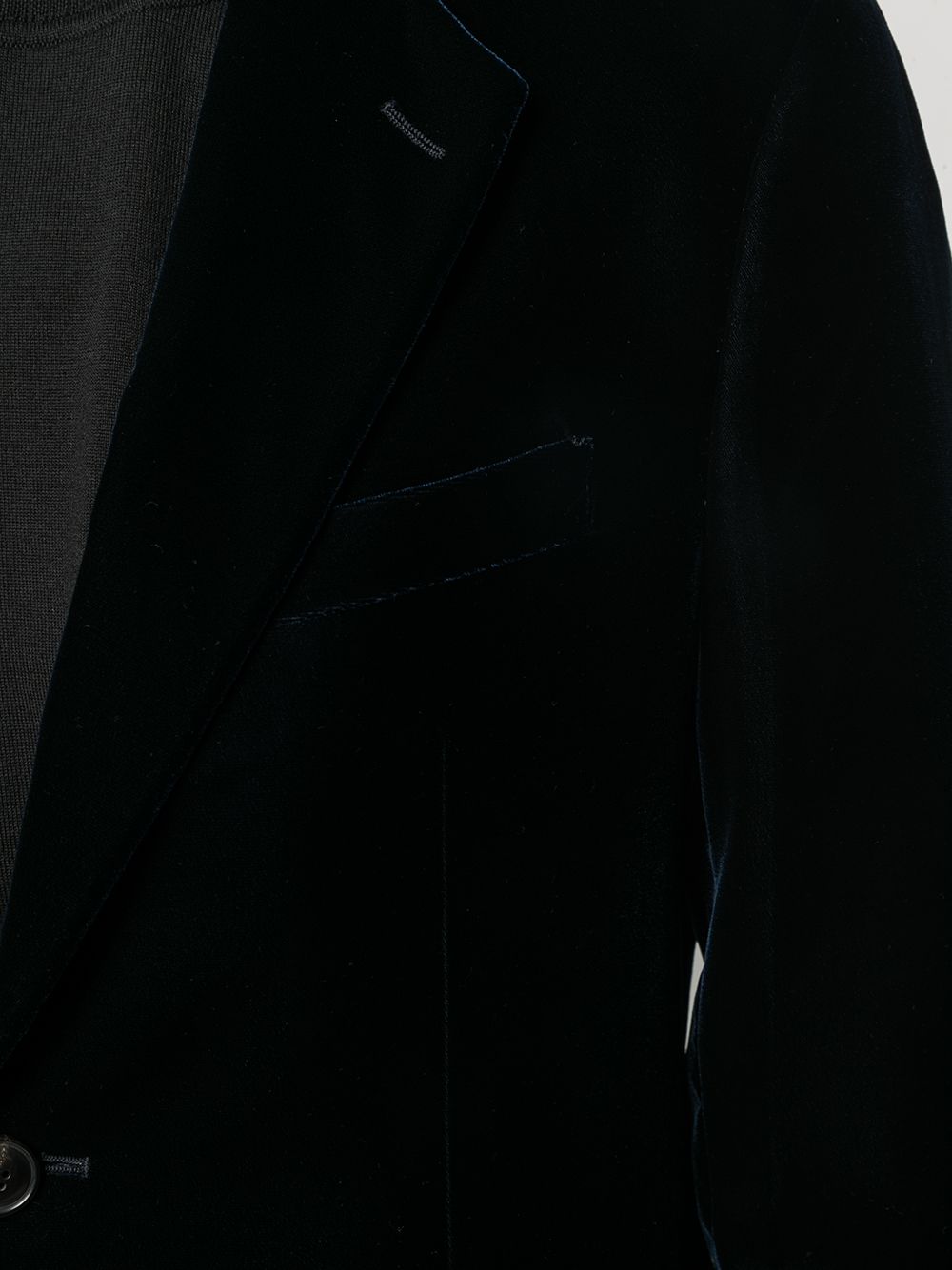 Giorgio Armani Men Velvet Single-Breasted Blazer Jacket GIORGIO ARMANI