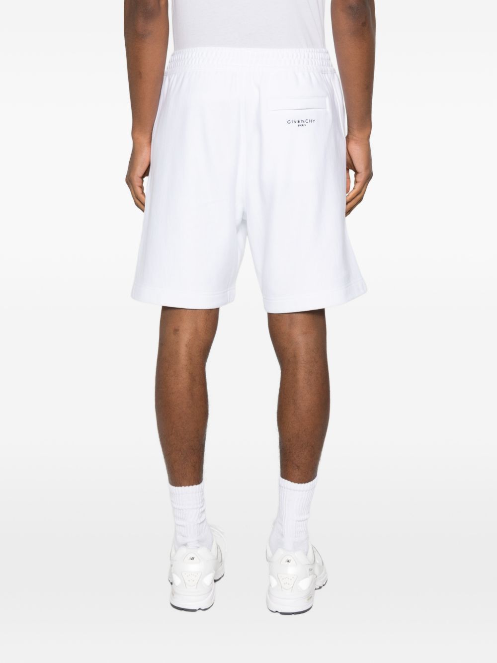 Givenchy Men Logo Cotton Shorts GIVENCHY