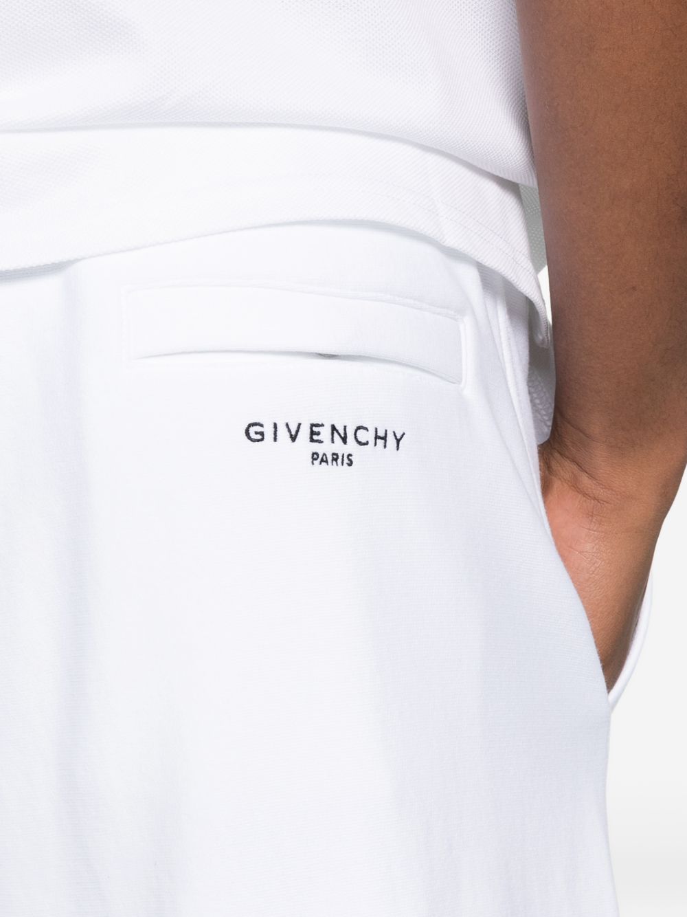 Givenchy Men Logo Cotton Shorts GIVENCHY