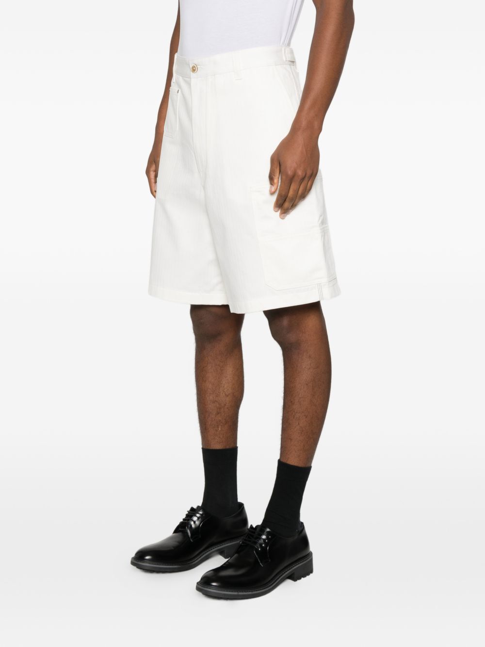 Givenchy Men Denim Cargo Shorts GIVENCHY