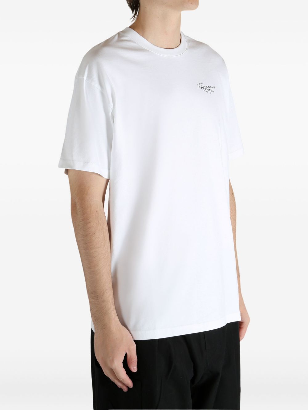 Givenchy Men Logo Cotton T-Shirt GIVENCHY