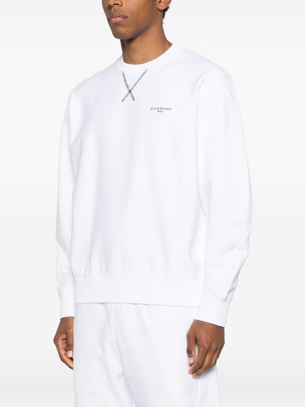 Givenchy Men Logo Cotton Hoodie GIVENCHY