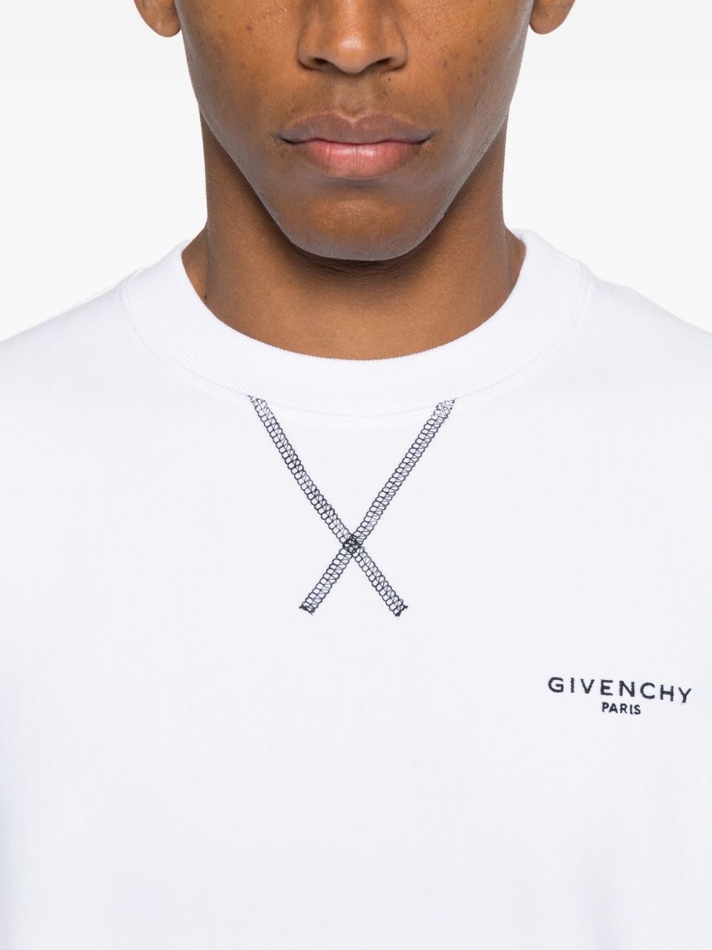 Givenchy Men Logo Cotton Hoodie GIVENCHY