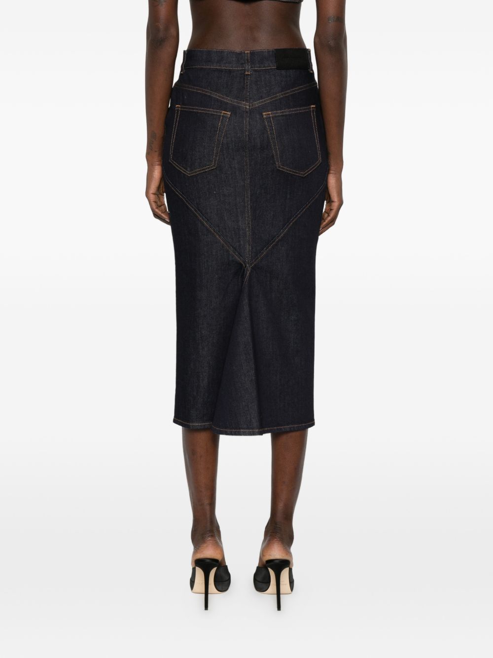 Givenchy Women Denim Long Skirt GIVENCHY