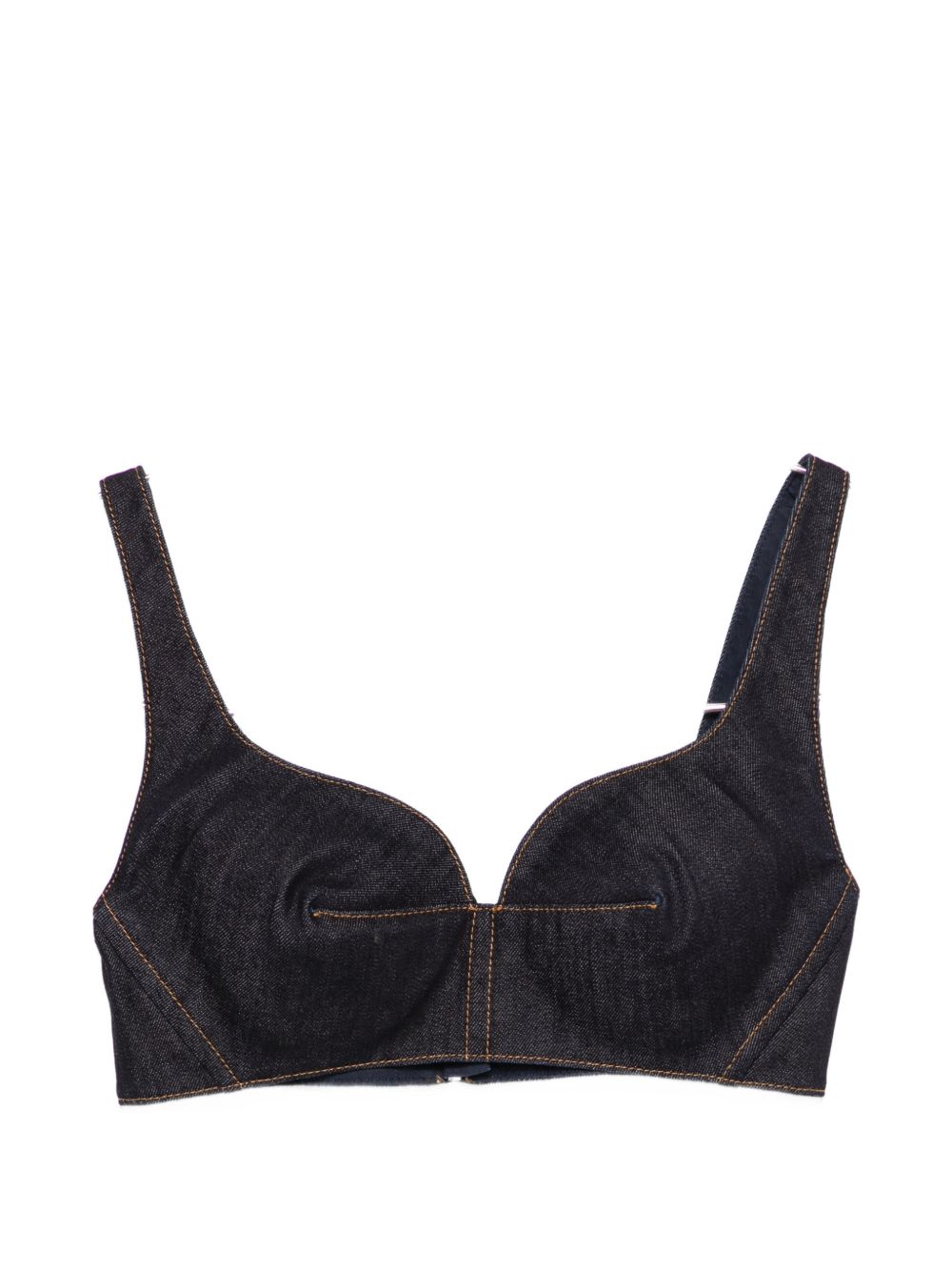 Givenchy Women Denim Cotton Bra Top GIVENCHY