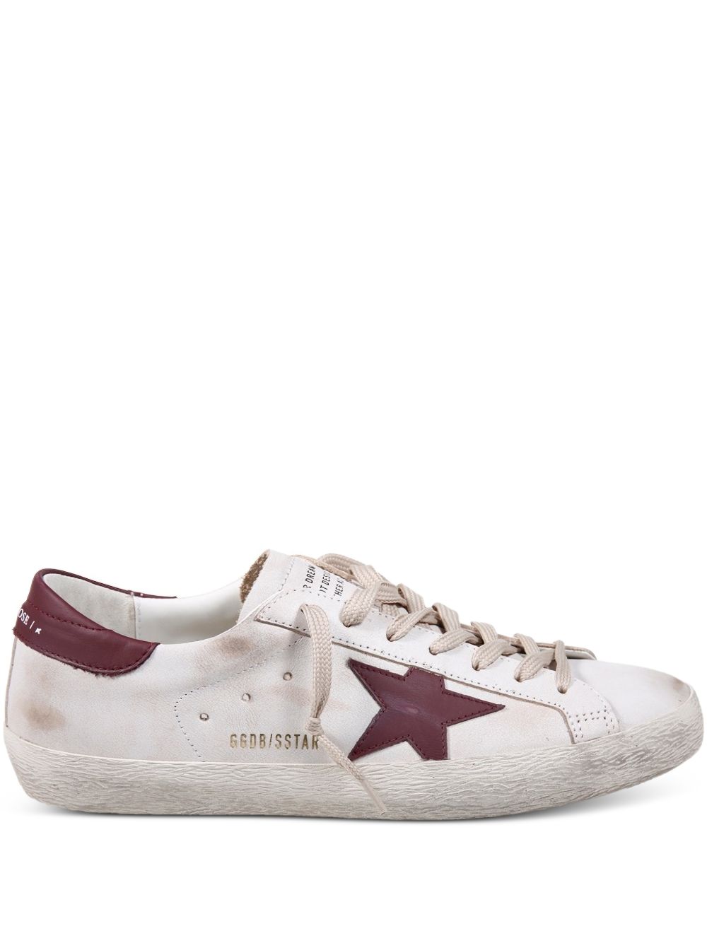 Golden Goose Men Super-Star Leather Sneakers GOLDEN GOOSE
