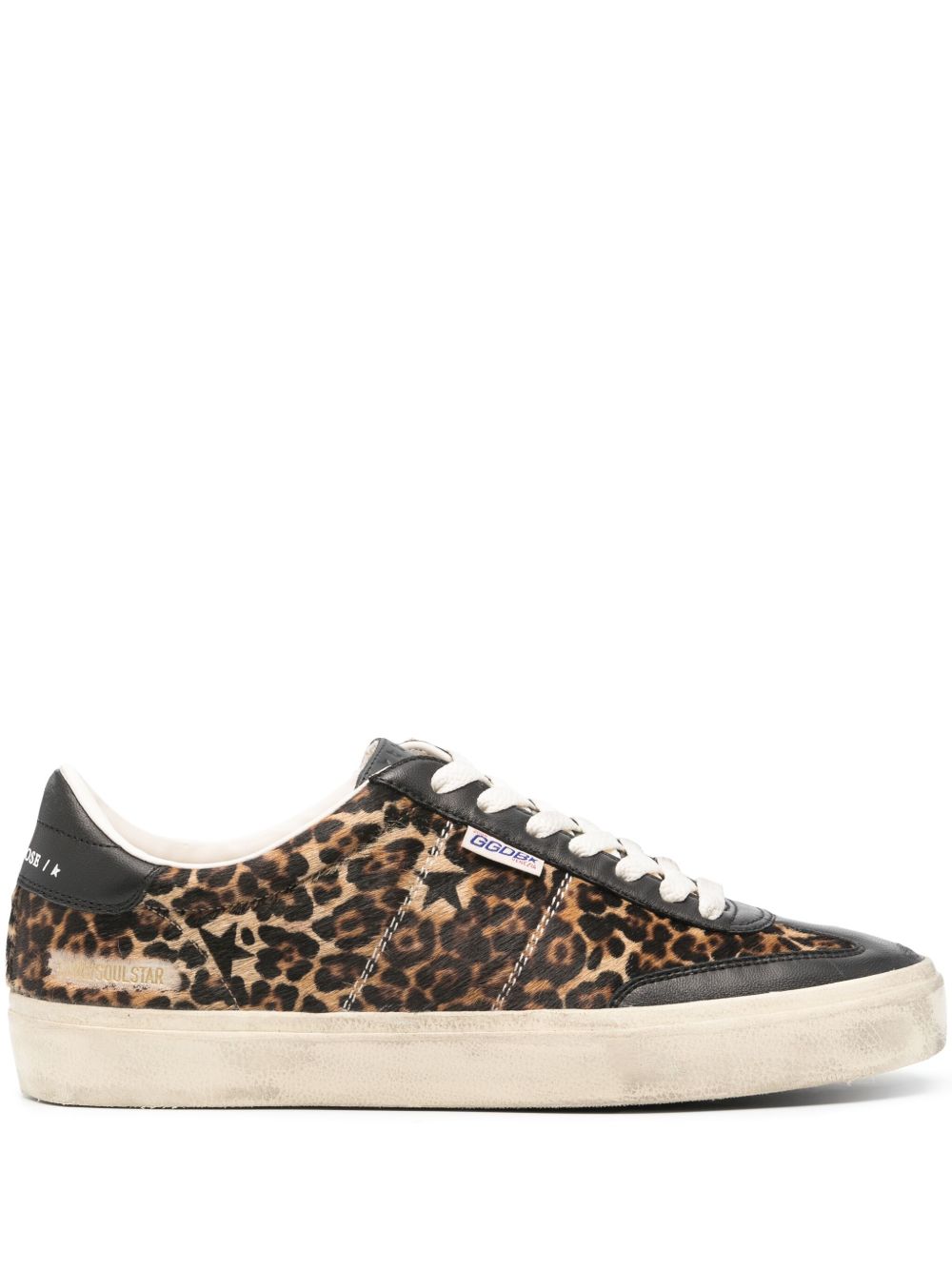 Golden Goose Men Soul-Star Leather Sneakers GOLDEN GOOSE