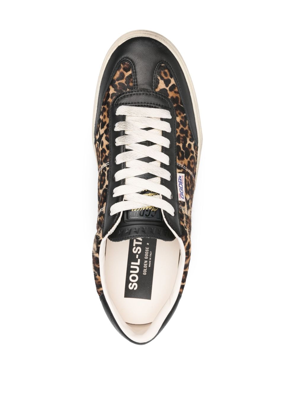 Golden Goose Men Soul-Star Leather Sneakers GOLDEN GOOSE