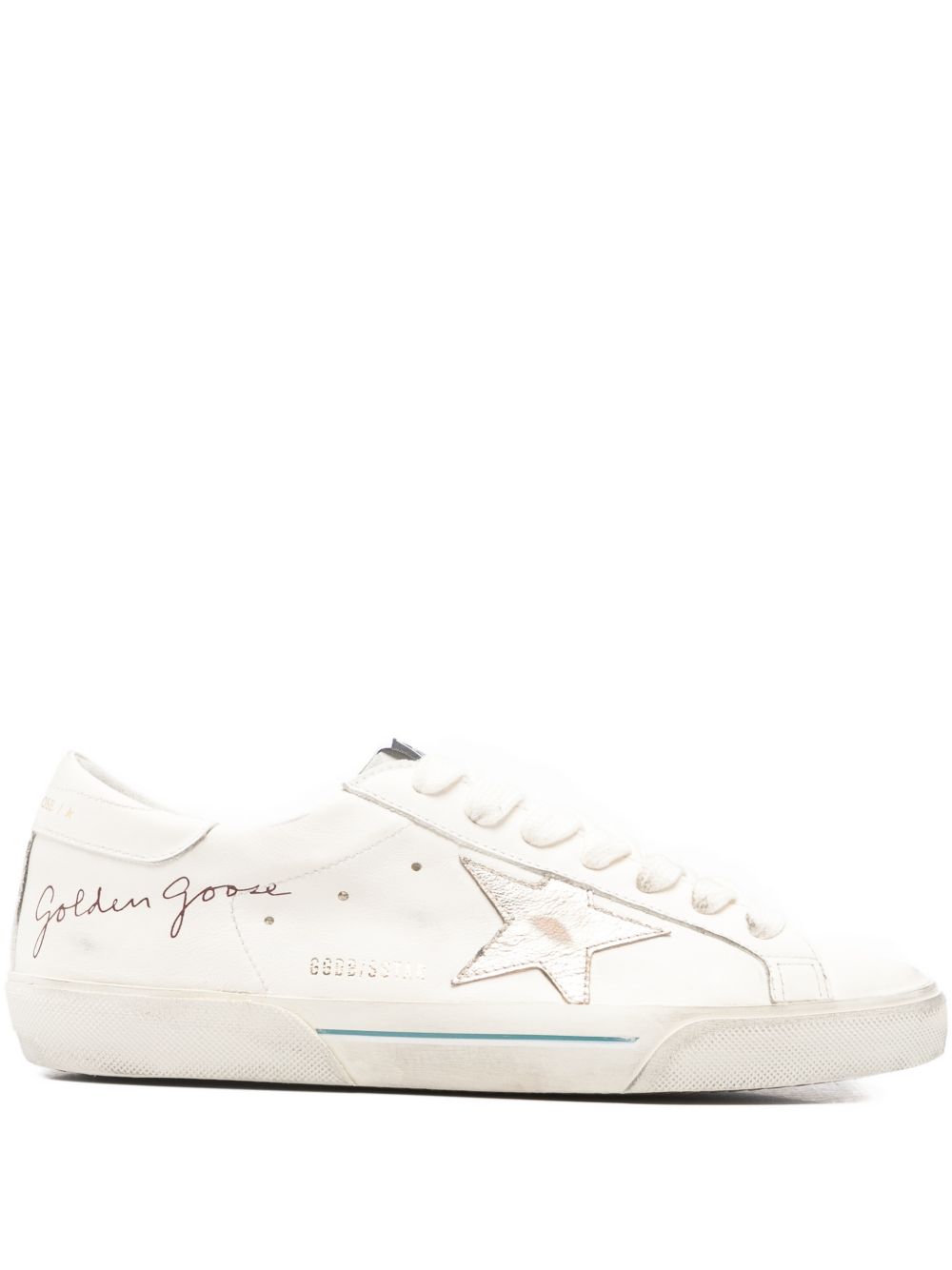 Golden Goose Men Super-Star Leather Sneakers GOLDEN GOOSE