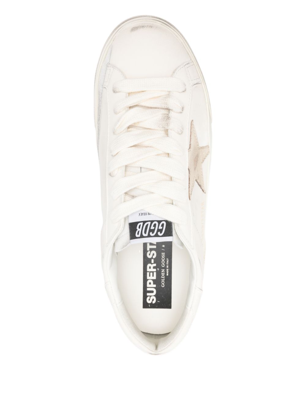 Golden Goose Men Super-Star Leather Sneakers GOLDEN GOOSE