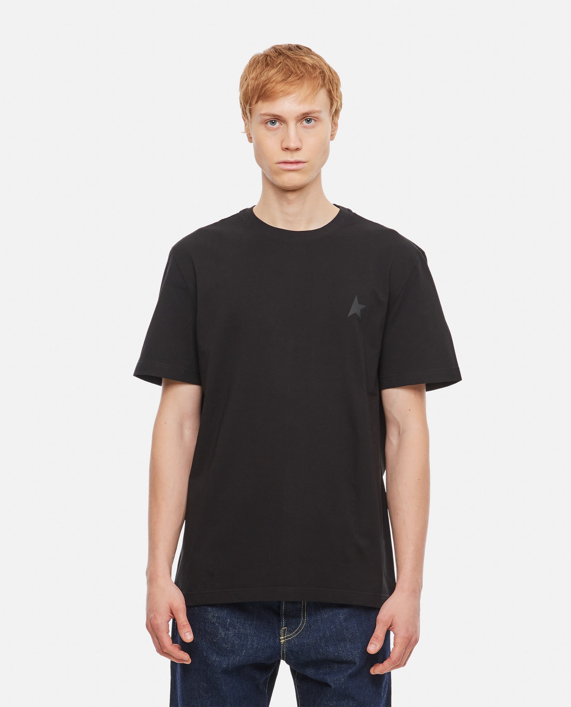 Golden Goose Men Star Cotton T-Shirt GOLDEN GOOSE