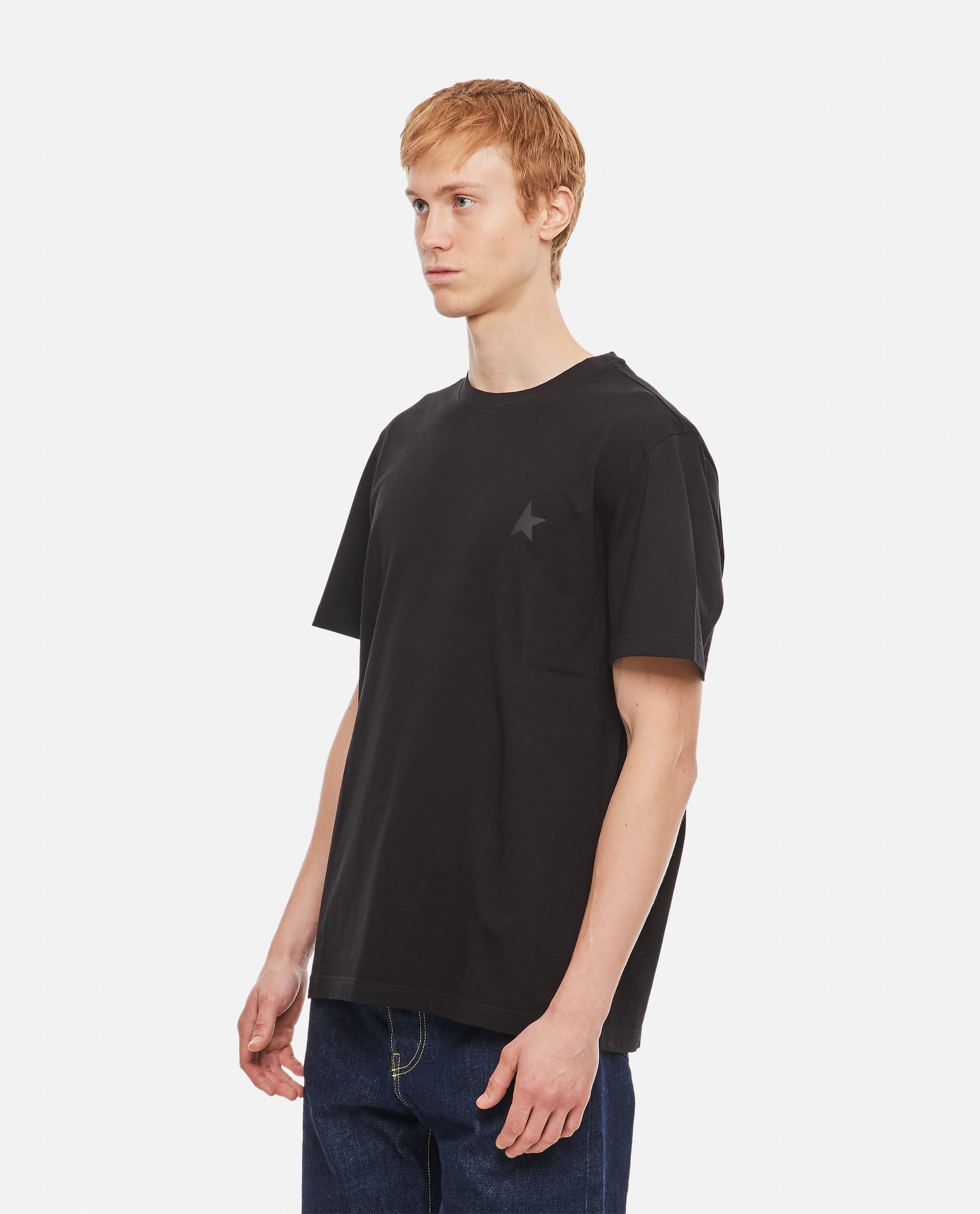 Golden Goose Men Star Cotton T-Shirt GOLDEN GOOSE