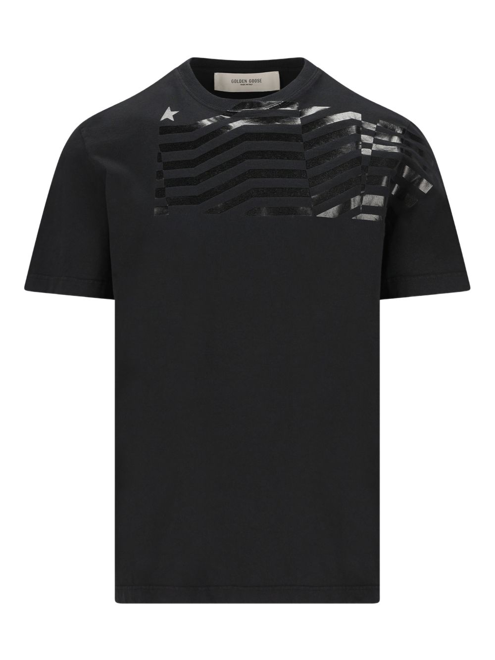 Golden Goose Men Printed Cotton T-Shirt GOLDEN GOOSE