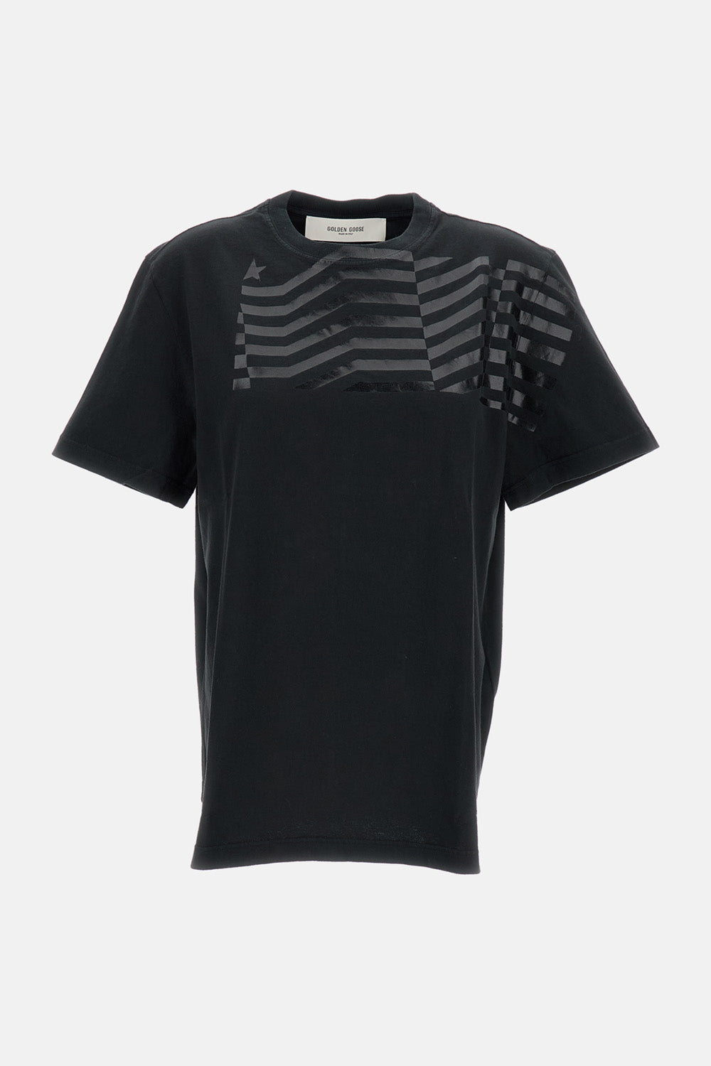 Golden Goose Men Flag T-Shirt GOLDEN GOOSE
