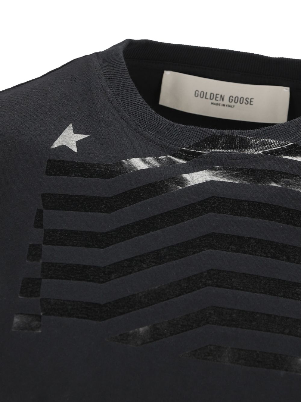 Golden Goose Men Printed Cotton T-Shirt GOLDEN GOOSE