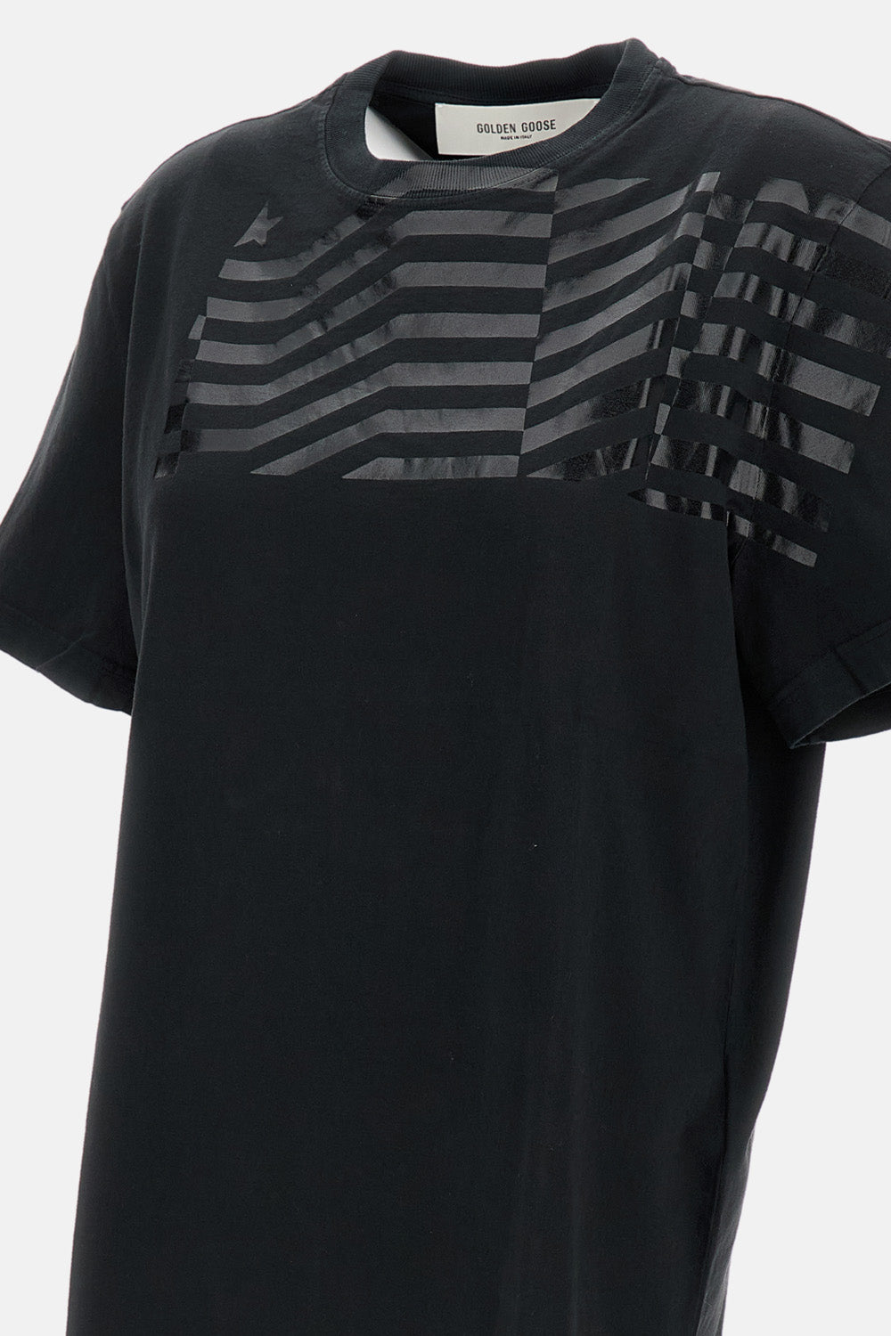 Golden Goose Men Flag T-Shirt GOLDEN GOOSE