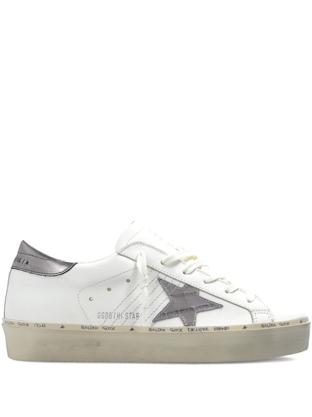 Golden Goose Women Hi Star Leather Sneakers GOLDEN GOOSE