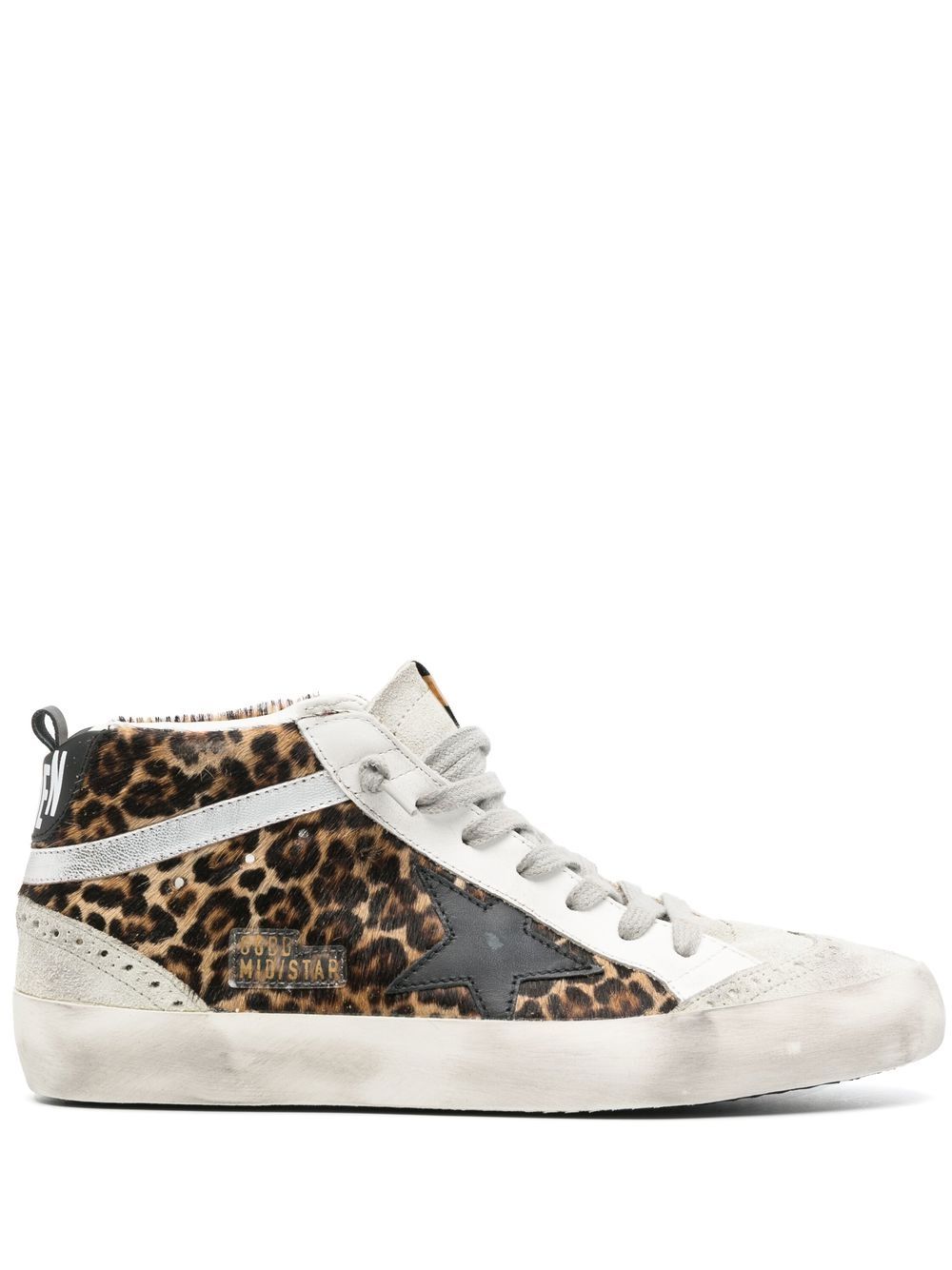 Golden Goose Women Mid Star Leather Sneakers GOLDEN GOOSE