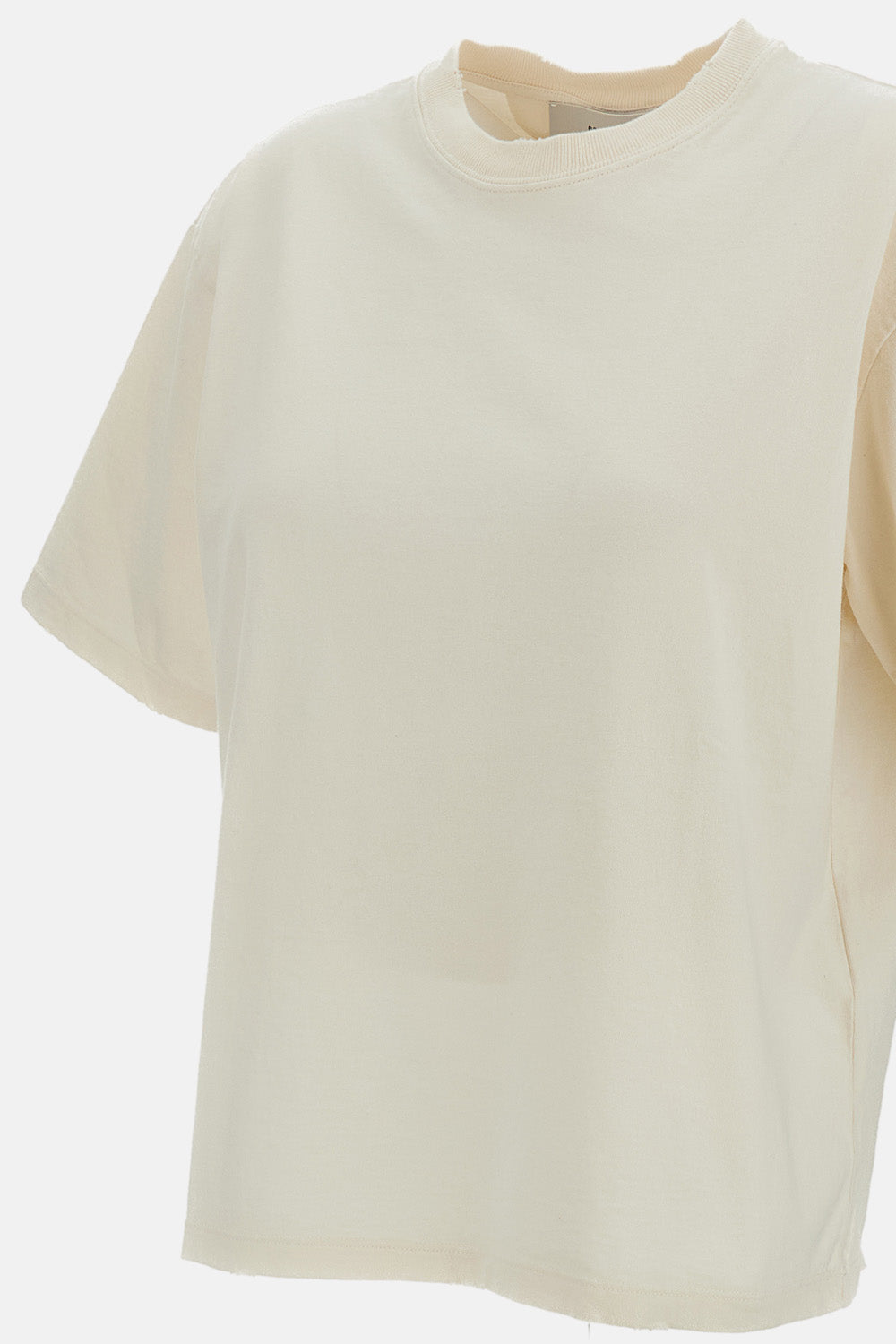 Golden Goose Women Boxi T-Shirt Cotton Jersey Logo Patch GOLDEN GOOSE