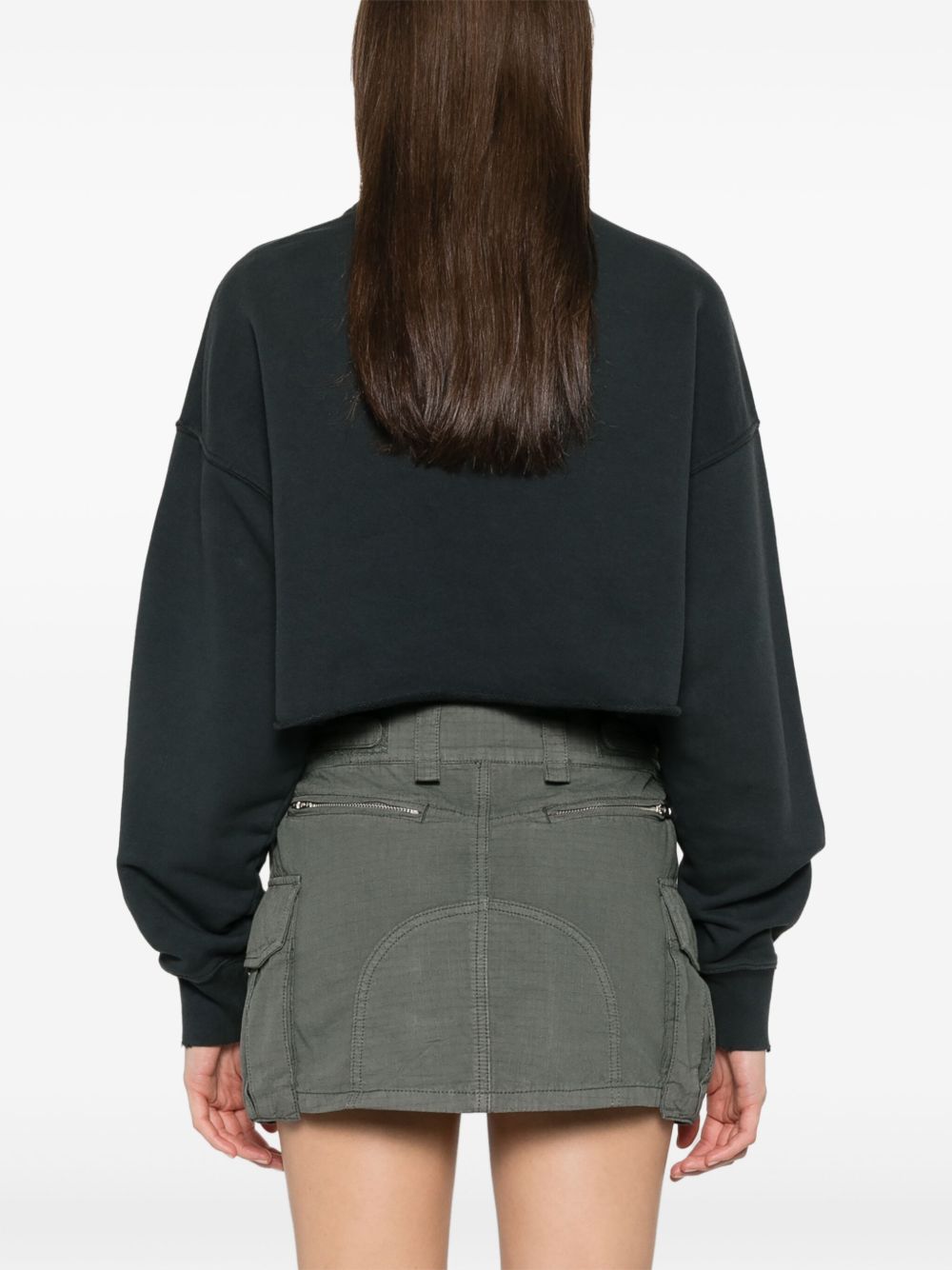 Golden Goose Women Cotton Cropped Sweatshirt GOLDEN GOOSE