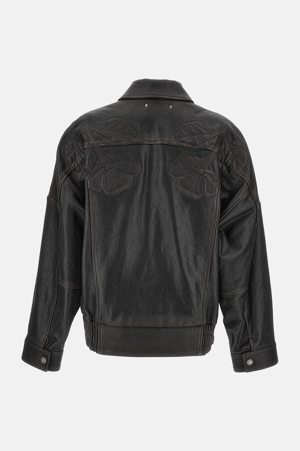 Golden Goose Women Nappa Leather Jacket With Embroidery GOLDEN GOOSE