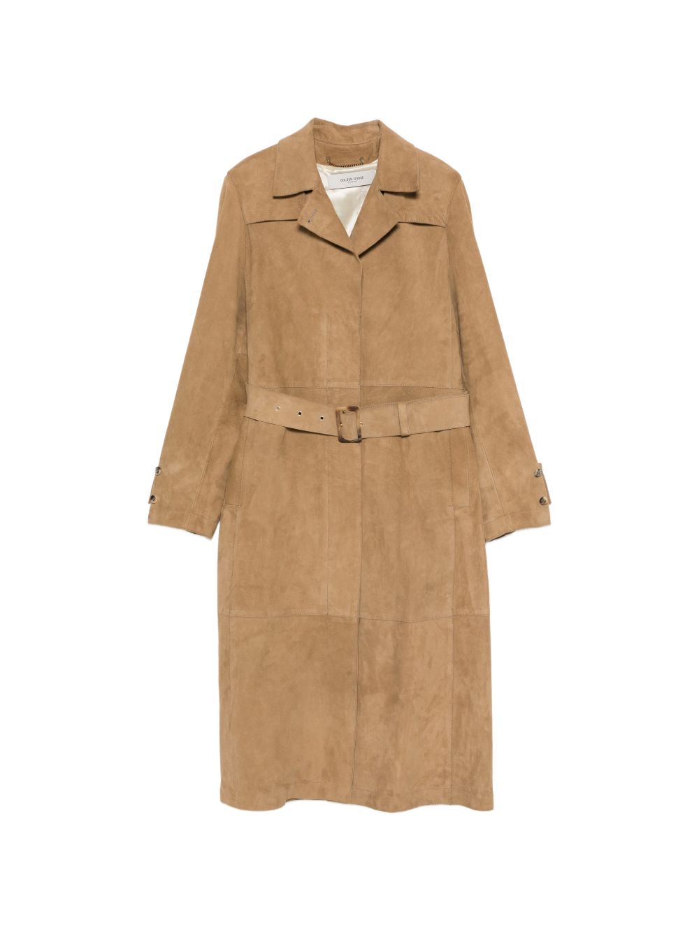 Golden Goose Women Suede Leather Trench Coat