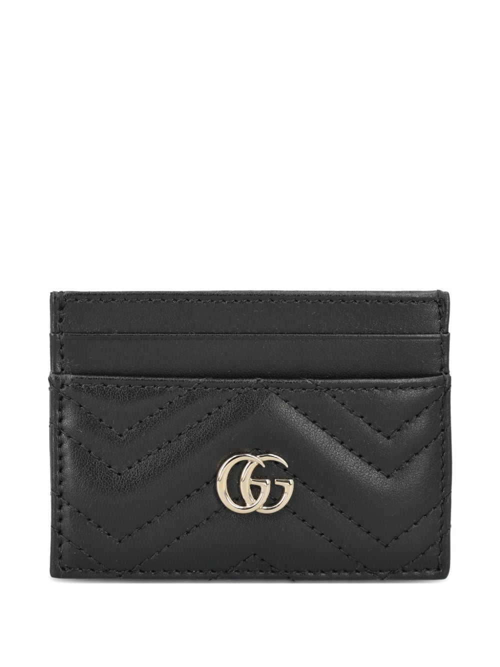 Gucci Women Gg Marmont Leather Card Case