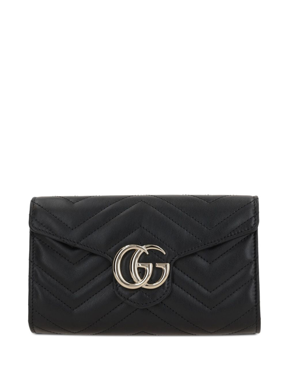 Gucci Women Gg Marmont Leather Wallet On Chain GUCCI