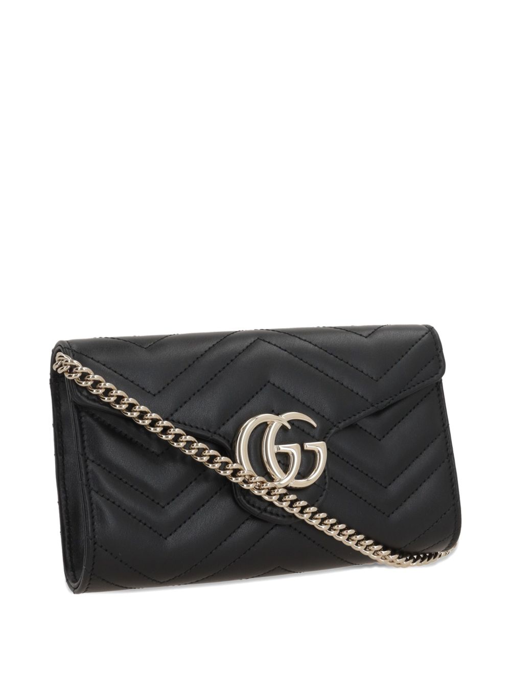 Gucci Women Gg Marmont Leather Wallet On Chain GUCCI