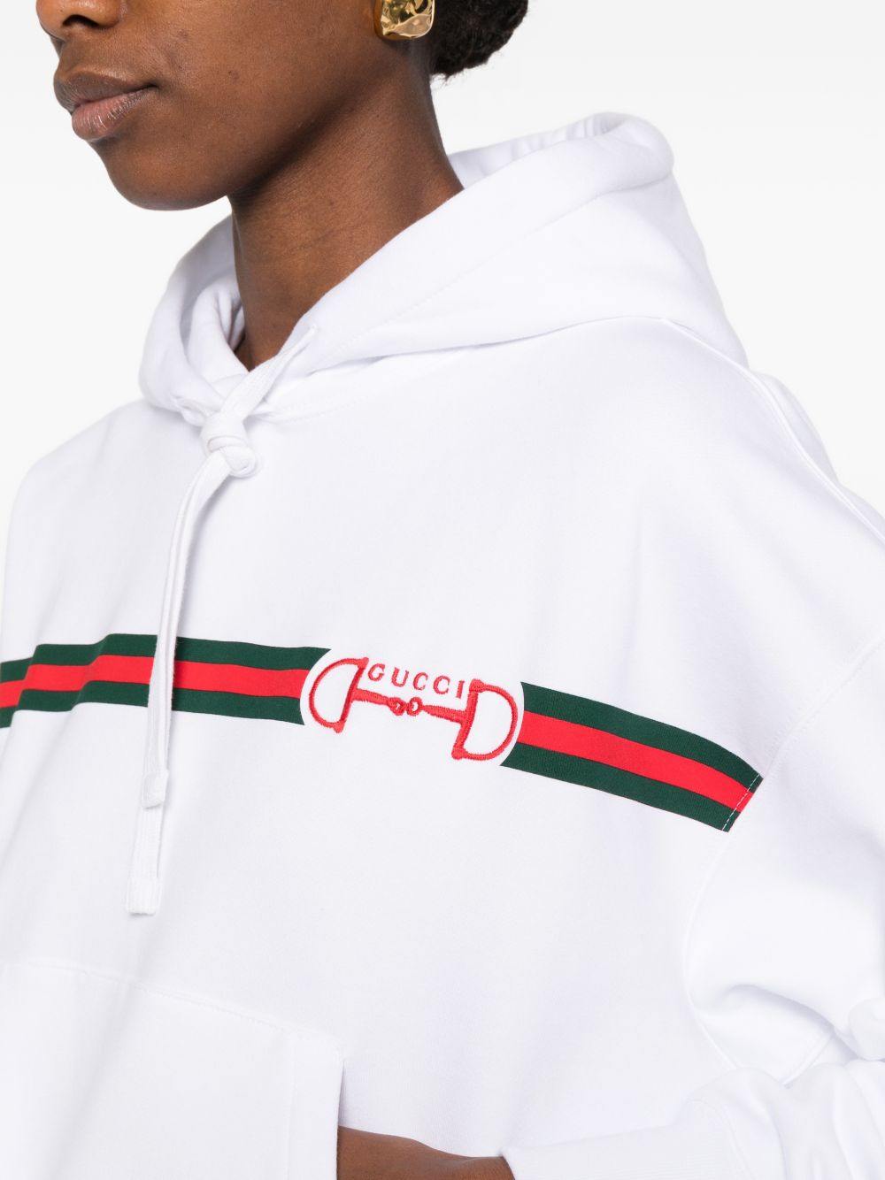Gucci Women Logo Cotton Hoodie GUCCI