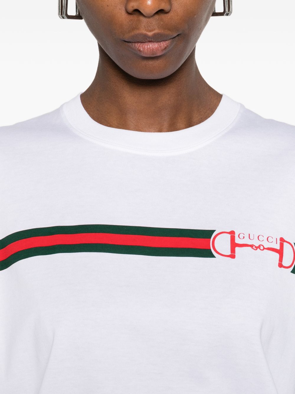 Gucci Women Logo Cotton T-Shirt GUCCI