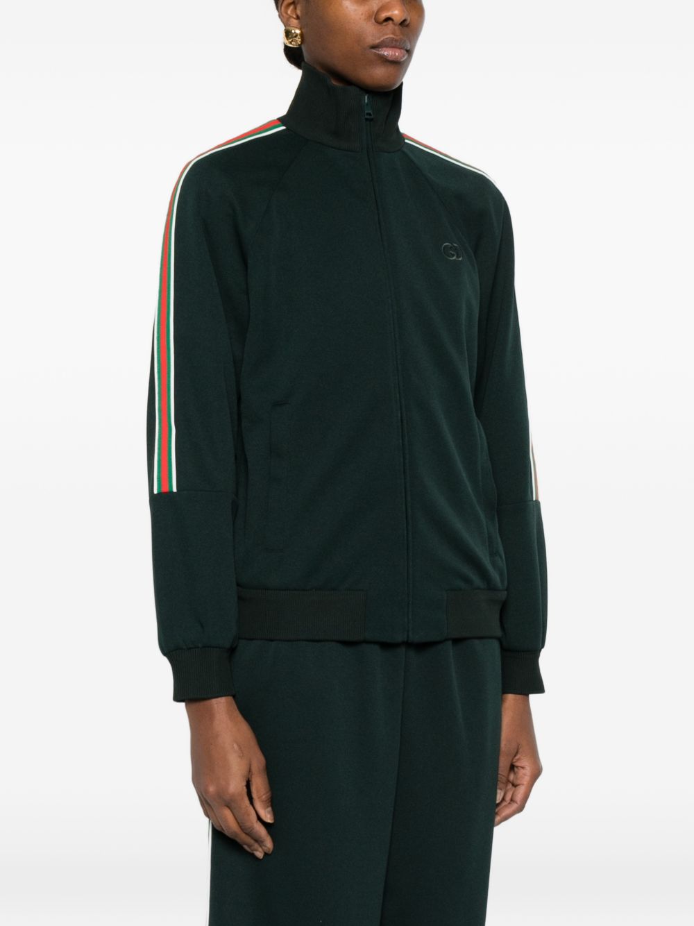 Gucci Women Web Detail Track Jacket GUCCI