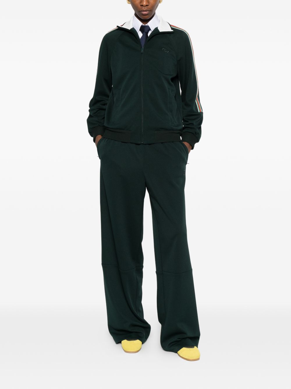 Gucci Women Web Detail Track Jacket GUCCI